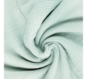 Muślin-bawełniany-double-gauze-miętowy-błękit-pastel-blue