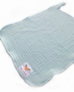 Zawieszka muślinowa TULAK 38x28 pastel blue mięta