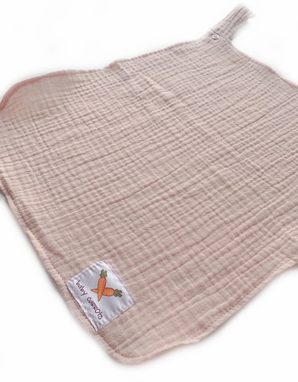 Zawieszka muślinowa TULAK 38x28 Cloud pink morelowy róż