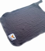 Zawieszka muślinowa TULAK 38x28 storm front grafit