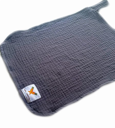 Zawieszka muślinowa TULAK 38x28 storm front grafit