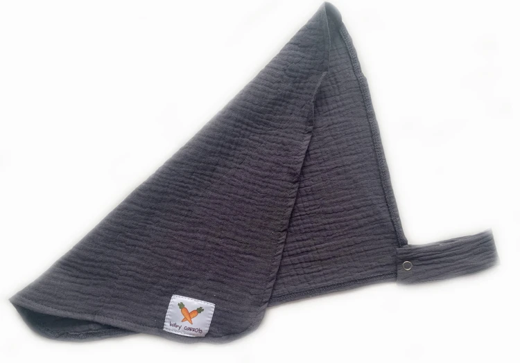 Zawieszka muślinowa TULAK 38x28 storm front grafit