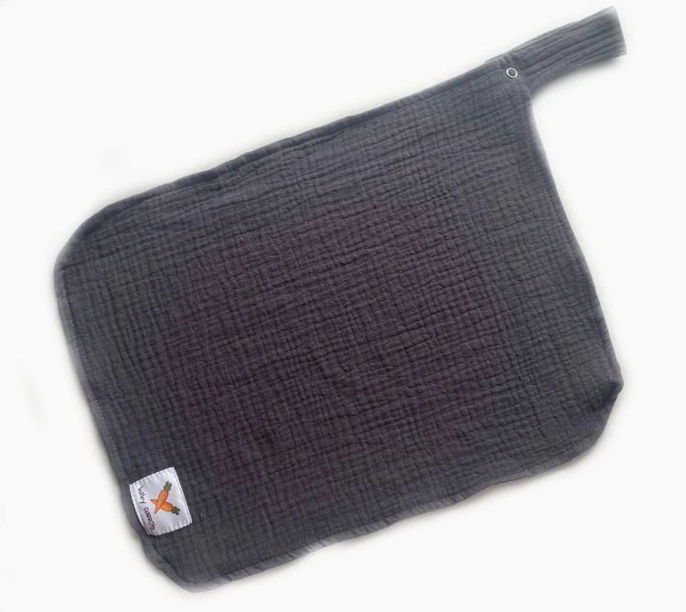 Zawieszka muślinowa TULAK 38x28 storm front grafit