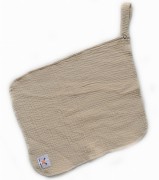 Zawieszka muślinowa TULAK 38x28 bleached sand waniliowy beż