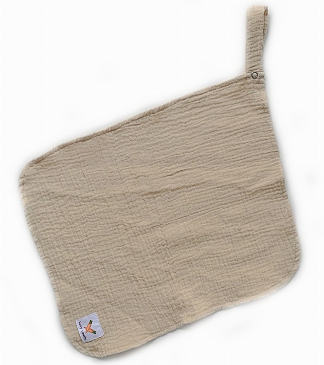 Zawieszka muślinowa TULAK 38x28 bleached sand waniliowy beż