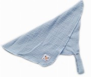 Zawieszka muślinowa TULAK 38x28 skyway błękitny