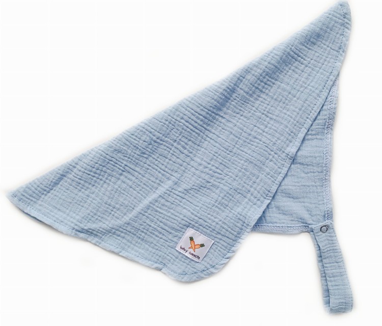 Zawieszka muślinowa TULAK 38x28 skyway błękitny