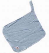 Zawieszka muślinowa TULAK 38x28 skyway błękitny