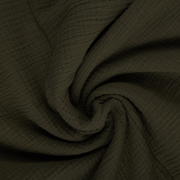 Prześcieradło-muślinowe-z gumką-do-dostawki-90x50-khaki-zbliżenie