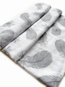 Zestaw pieluszek muślin bawełniany 2 szt 70x80 cm piórka