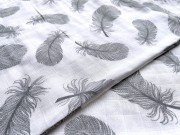 Zestaw pieluszek muślin bawełniany 2 szt 70x80 cm piórka