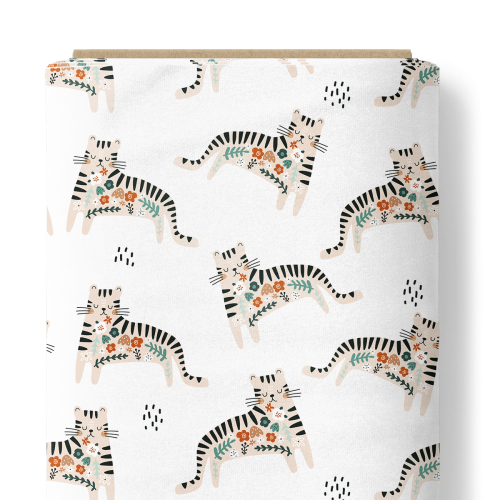 Prześcieradło-bawełniane-z-gumką-do-wózka-gondoli-80x40-kotki-materiał