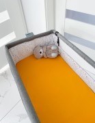 dostawka prześcieradło żółte