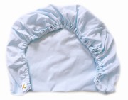 Prześcieradło-bawełniane-z-gumką-do-wózka-gondoli-80x40-jasny-błękit