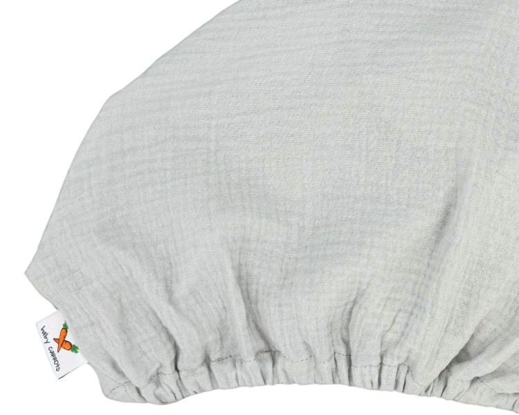 Prześcieradło-muślinowe-z-gumką-do-łóżeczka-140x70-jasny-szary