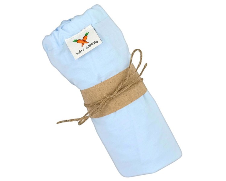 Prześcieradło-bawełniane-młodzieżowe-z-gumką-200x120-baby-blue-niebieskie-materiał-rulon