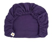 Prześcieradło-muślinowe-z gumką-do-wózka-gondoli-80x40-fioletowe