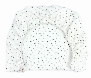 Prześcieradło-bawełniane-z-gumką-do-wózka-gondoli-80x40-białe-w-grafitowe-kropki