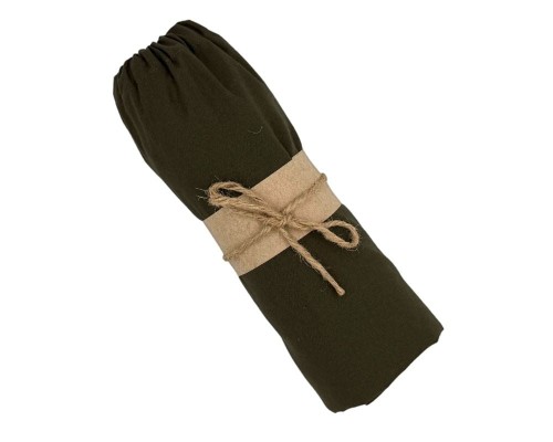 prześcieradło bawełniane 120x60 do łóżeczka brązowe czekoladowe