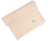 kocyk waffle naturalny bawełniany