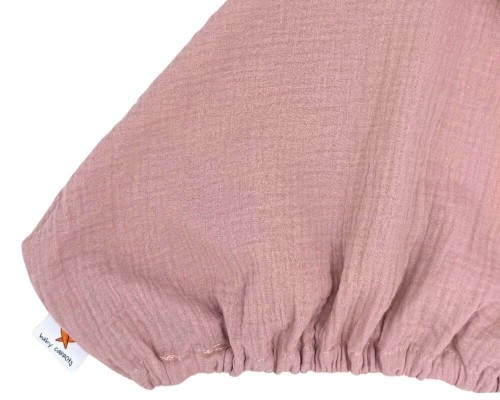 Prześcieradło-z-gumką-do-łóżeczka-dziecięcego-120x60-sepia-zgaszony-róż