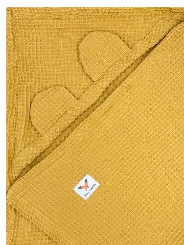 ręcznik wafel musztardowy .jpg