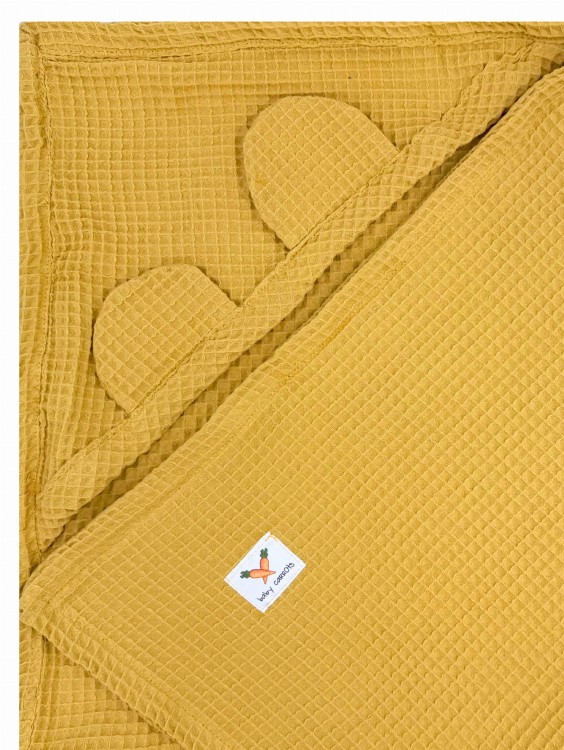 ręcznik wafel musztardowy .jpg