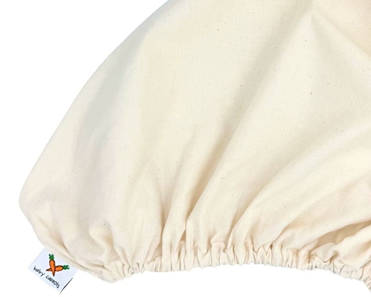 prześcieradło bawełniane 120x60 do łóżeczka niebarwione naturalne
