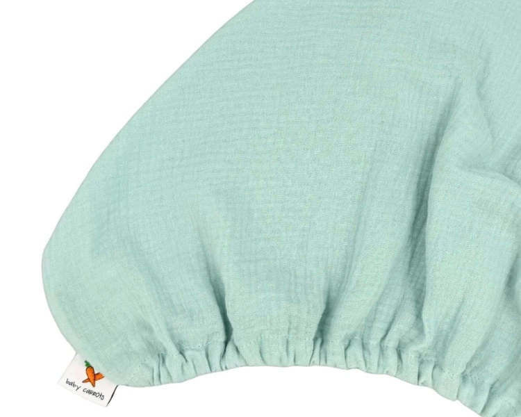 Prześcieradło-muślinowe-z-gumką-do-łóżeczka-140x70-miętowe