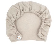 Prześcieradło-muślinowe-z gumką-do-dostawki-90x50-naturalne-beżowe