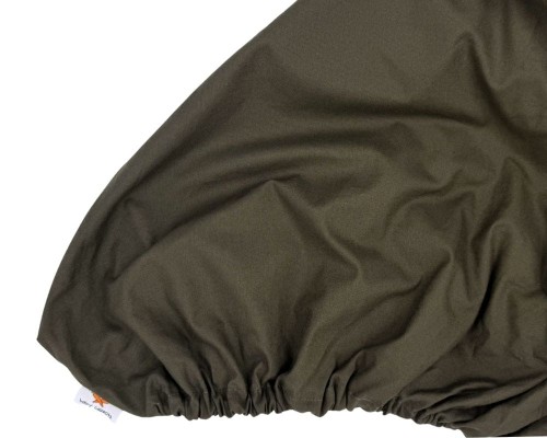 przecieradło bawełbniane do łóżeczka dziecięcego 120x60 brązowe czekoladowe