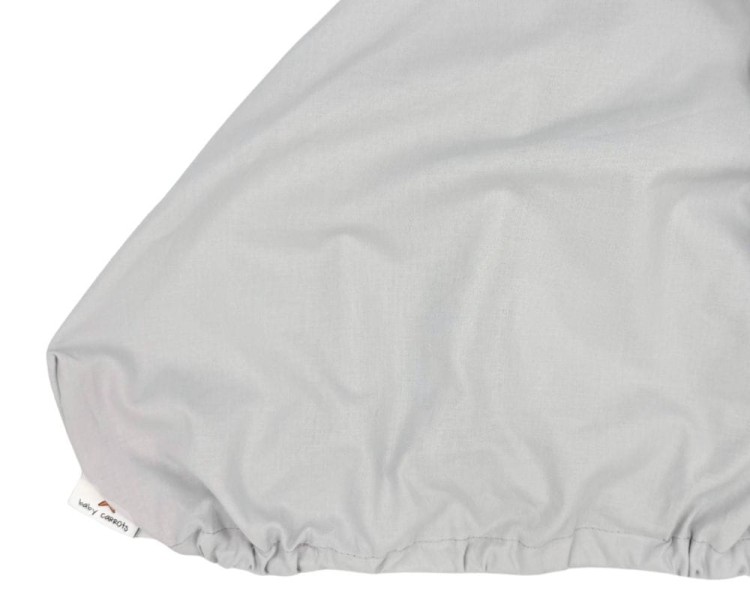 prześcieradło bawełniane 140x70 szare