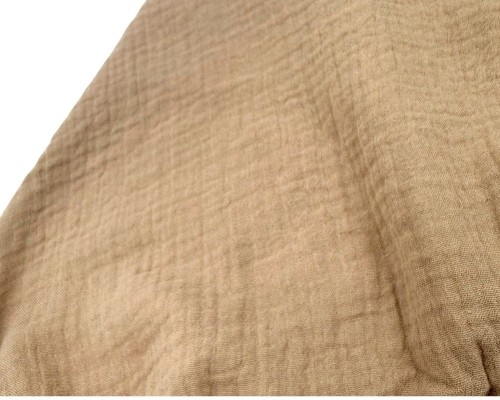 Prześcieradło-z-gumką-do-łóżeczka-dziecięcego-120x60-jasny-brąz-materiał