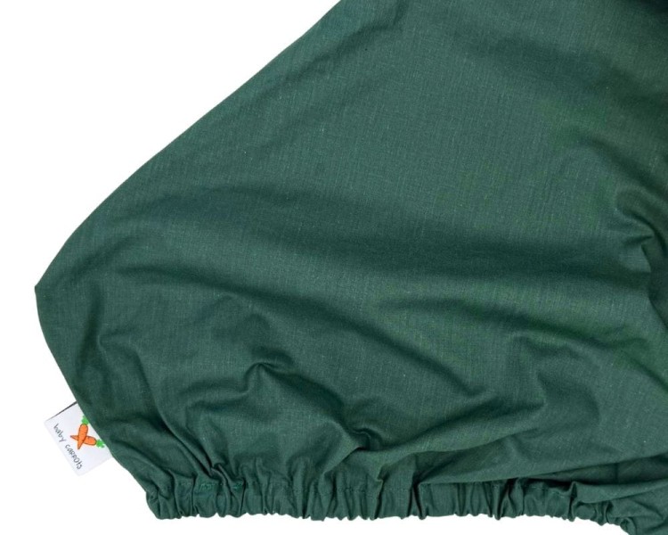 prześcieradło bawełniane 160x80 ciemna zieleń