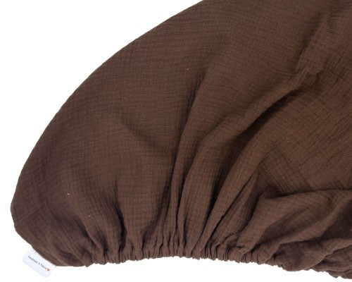 Prześcieradło-z-gumką-do-łóżeczka-dziecięcego-120x60-ciemny-brąz